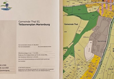 Überbauung Marienburg, Thal – Anpassung Sondernutzungsplan